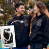 'memory' - Custom Couple/Group Embroidered Hoodie - MINK Design