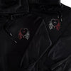 'skeletal heart' - Custom Couple Embroidered Hoodie Bundle - MINK Design